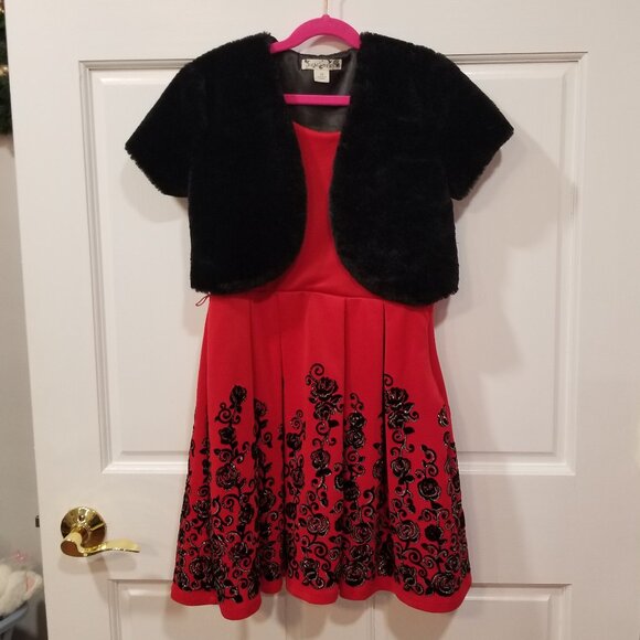 HOST PICK: Girls' Knit Works Dress with Shrug, Size 12, EUC - Picture 12 of 16